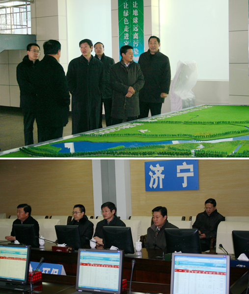 【市环保局(图)李兆前副省长来济宁视察水污染防治工作