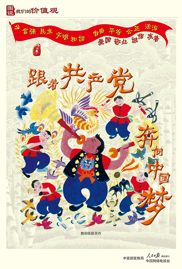 跟着共产党 奔向中国梦