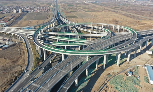 内环高架安居互通立交东向南西向北匝道通车