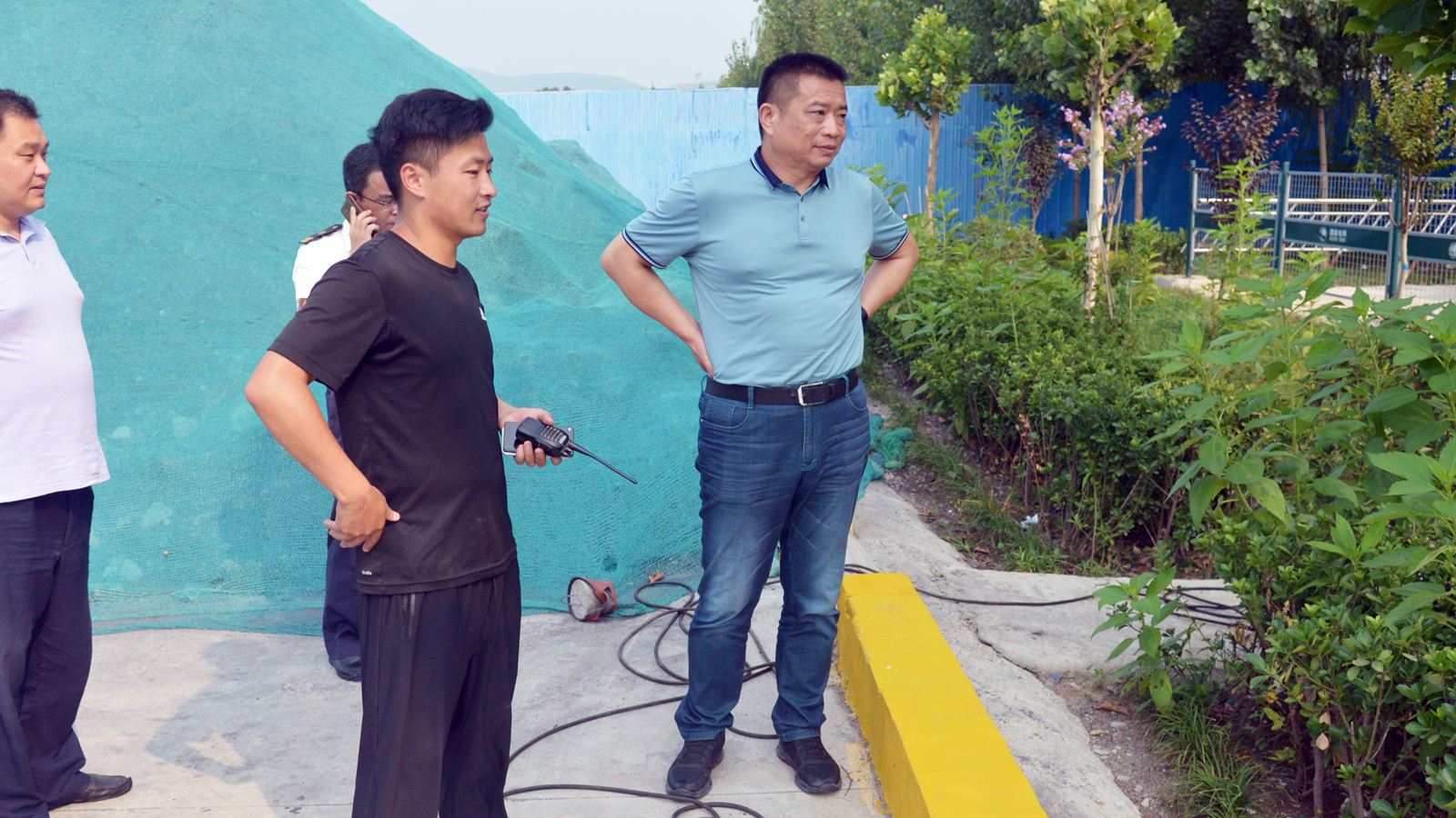 市港航事业发展中心田冠军同志调研港航污染防治工作