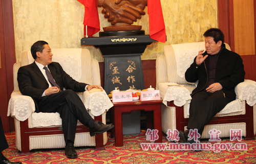 邹城市张术平来我市考察指导工作