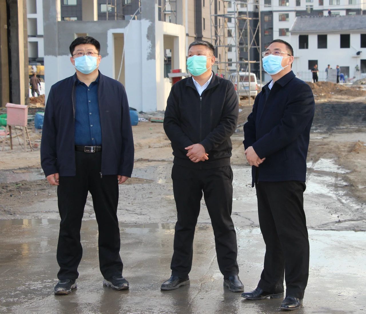 李洪文到杨店镇督导社区回迁安置工作