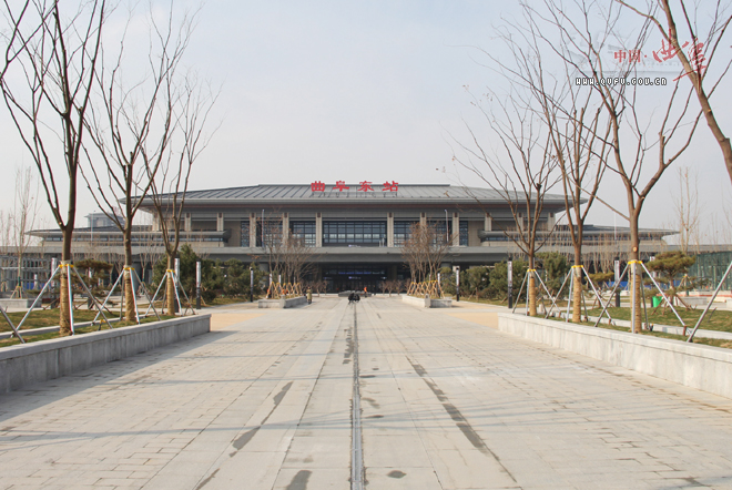 【曲阜市】鲁南(日兰)高速铁路曲阜东站新线开通揭牌仪式举行