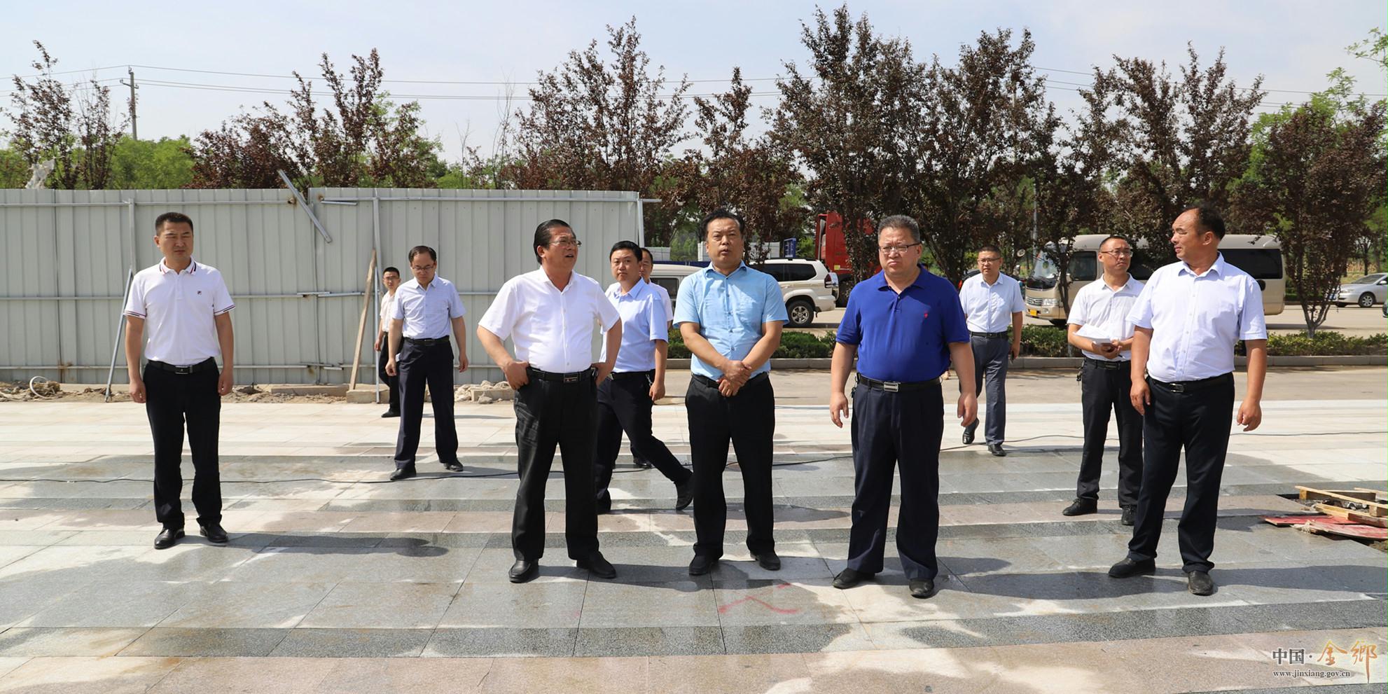 【金乡县】郑士民现场督导上半年重点推进项目