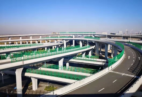 内环高架安居互通立交东向南西向北匝道通车